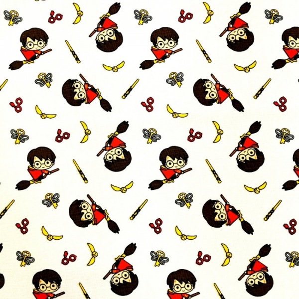 Harry Potter - Kawaii Broomstick 100% Cotton